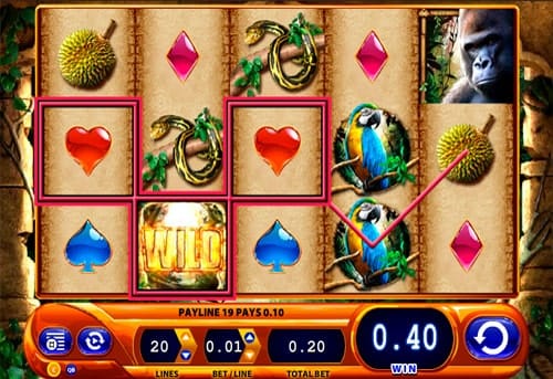 Игровой автомат Amazon Queen - призовая последовательность Призовая последовательности в игровом автомате Amazon Queen