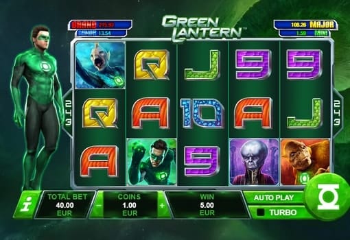Игровые автоматы с реальным выводом денег - Green Lantern Игровые автоматы с реальным выводом денег - Green Lantern